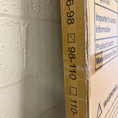 TheyFirst 57" Extra Tall Pet Gate for Doorways, 38.5"-43.3" Auto Close - Black