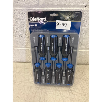 DieHard 7-Piece Metric Nut Driver Set w Soft Grip Handles, Hand Tools - DH50051