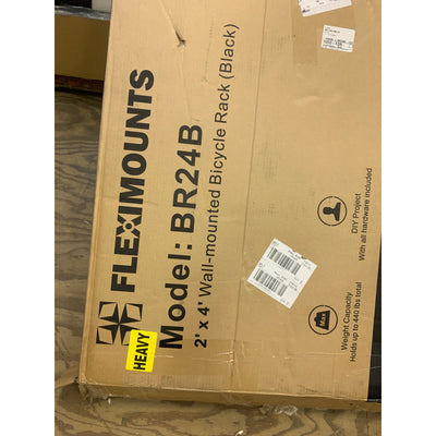 FLEXIMOUNTS 2-Pack 2x4ft Garage Wall Shelving Bike Storage Racks,  BR24B