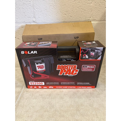 Clore Automotive Booster PAC ES2500 1100 Peak Amp 12V Jump Starter, 900 Amps