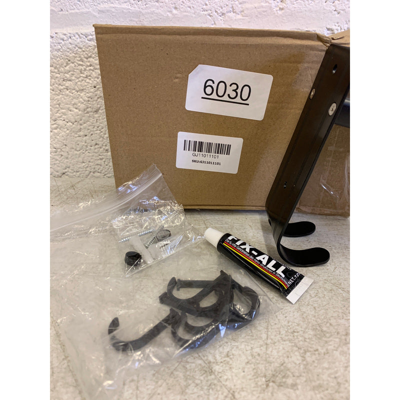 Kitchen Swivel Hooks, Wall-mounted Spatula and Spoon Hanging Rack, ALL BLACK