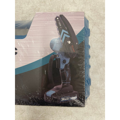 Saker 4" Mini Chainsaw, Portable Electric Chainsaws Cordless Handheld - Blue