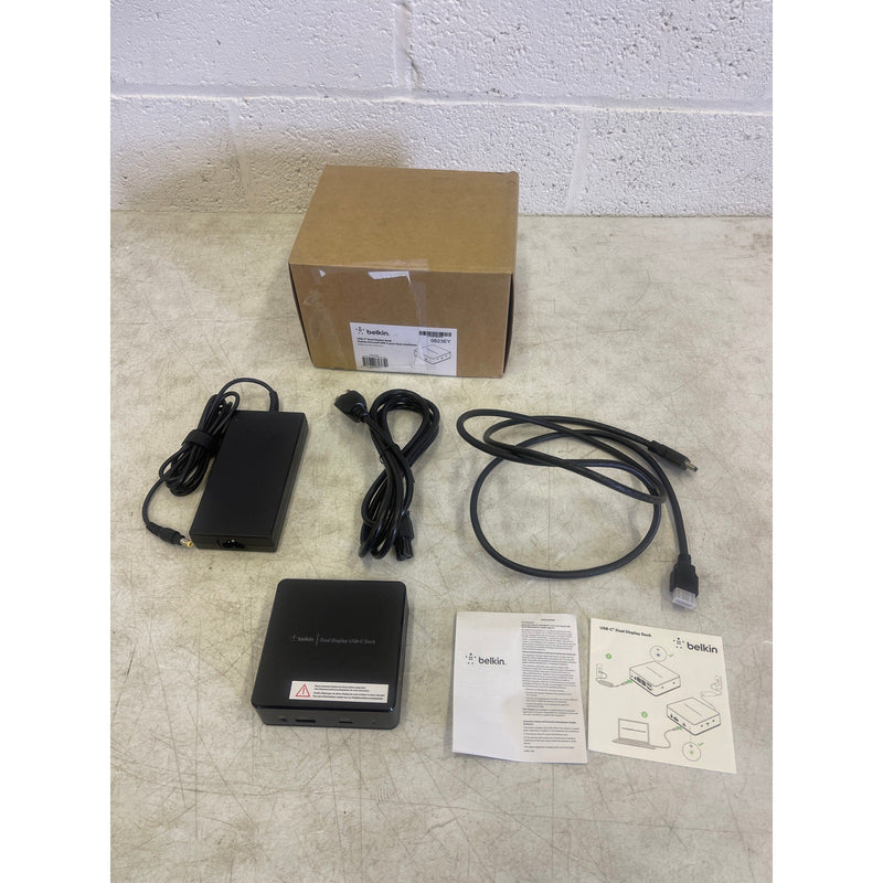 Belkin USB-C Docking Station USB Hub Dual 4k Computer Monitor Display Dual HDMI