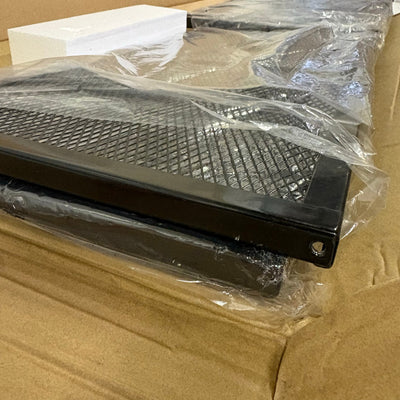 4-Tier Metal Storage Ladder Bookshelf, Durable 24" L X 14" W X 58" H - Black