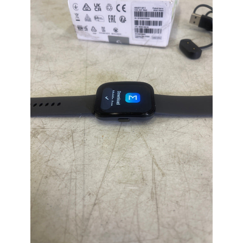 Amazfit - Bip 5 Smartwatch 49mm Polycarbonate Plastic - Black 120+ Sport Modes