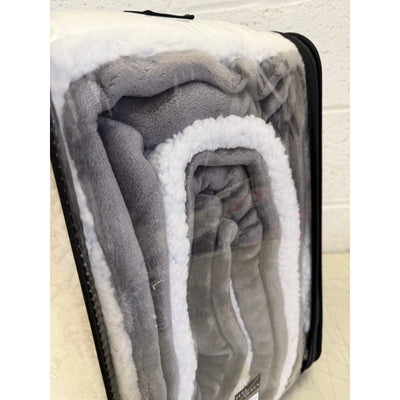 UGG Avalon Full/Queen Reversible Blanket (90in x 90in) - Metal Grey