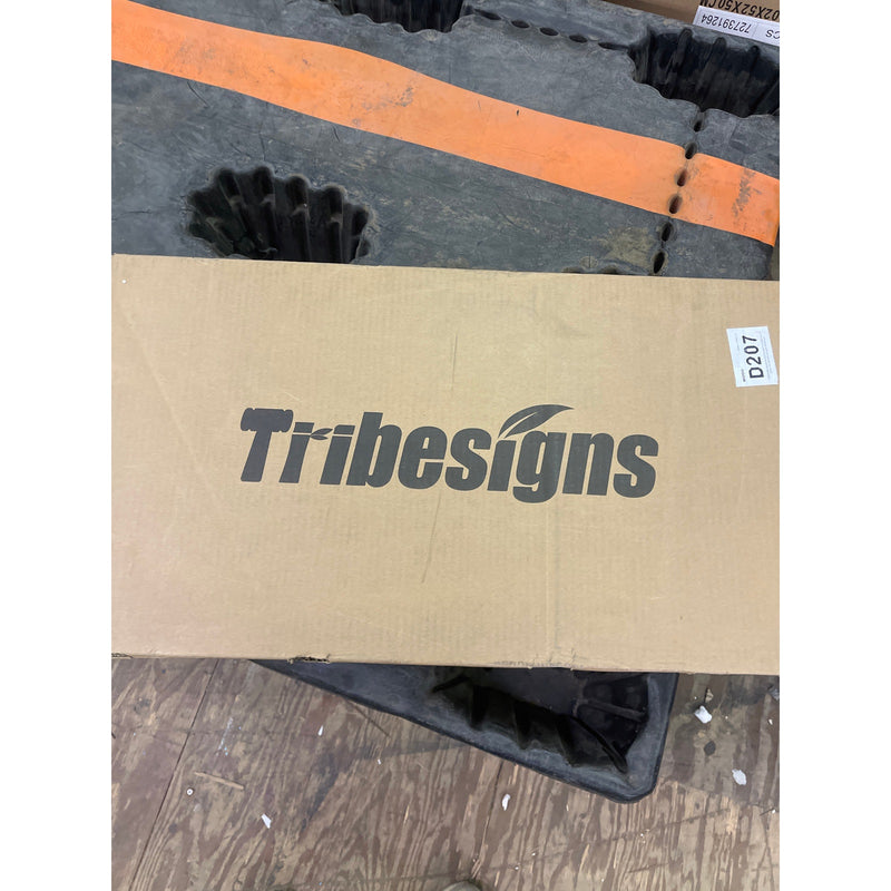 Tribesigns 70.9" Console Table, Extra Long Sofa Table Behind Couch Gray/Black