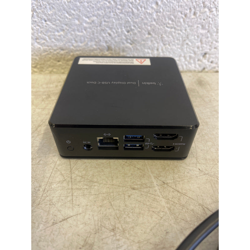 Belkin USB-C Docking Station USB Hub Dual 4k Computer Monitor Display Dual HDMI