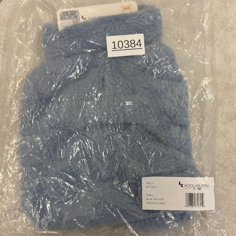 Koolaburra by UGG Pet Melly Vest Dog, Super Soft, 12-13" Collar, Blue - Small
