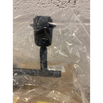 WINSHEN Black 2-Lights Wall Sconce Lighting with Seeded Glass Lampshades