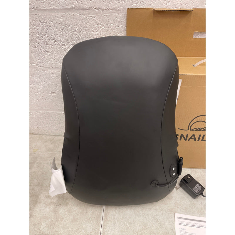 Snailax Chair Back Massager With Heat, Shiatsu Pad, 12 Massage Balls, Back Pain