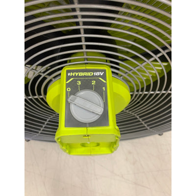 RYOBI Hybrid WHISPER SERIES 14 in. Air Cannon Fan (FAN ONLY) NO LEGS