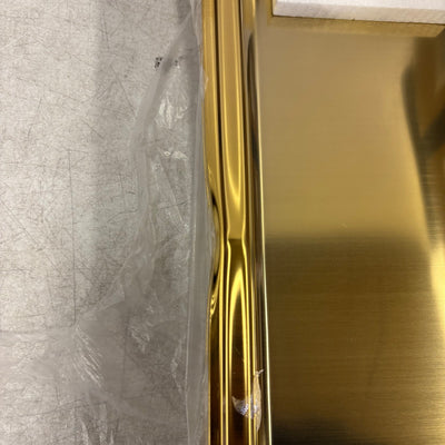 SET OF 4 ROVSUN 9-QT Rectangle Gold Chafing Dish Buffet Set, Full Size Pans READ