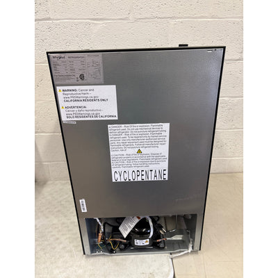 Whirlpool 4.3 cu ft Mini Refrigerator Stainless Steel 2 Shelves & Freezer 120V