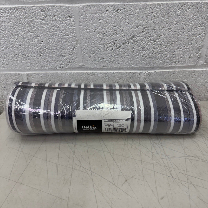 Multi-Purpose Anti-Fatigue Foam Floor Mat (55"x20") Non-Slip - Black & Gray