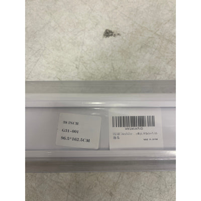 Kalysie Zebra Roller Window Blinds Roller Blinds Dual Layer 64 x 38 inches White