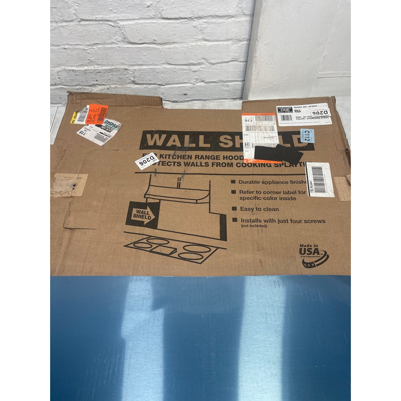 Broan-NuTone  Range Hood Wall Shield Reversible Stainless Steel 24" x 30" SP3004