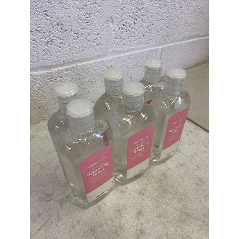 6-Pack Amazon Basics Rose Water Hydrating Toner, 16 Fluid Ounces