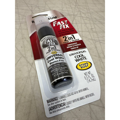 Rust-Oleum Stops Rust Fast Fix Universal Cool White Touch Up Brush/Marker, .5 oz