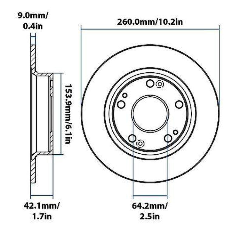 Carquest Premium Painted Brake Rotor OE Specs, Features RotorShield - YH145765P