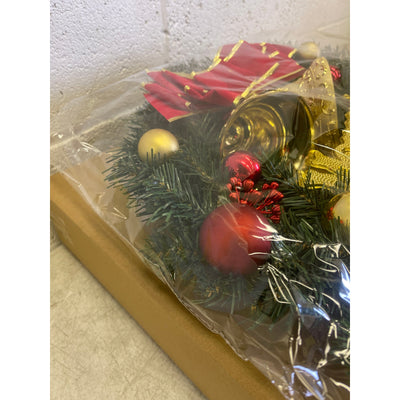 Merry Christmas Wreath for Door Hook, Decoration, Holiday Decor 20" x 18"