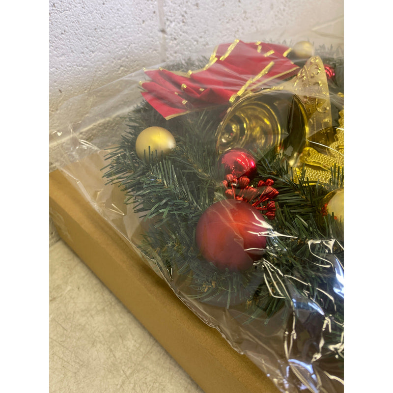 Merry Christmas Wreath for Door Hook, Decoration, Holiday Decor 20" x 18"