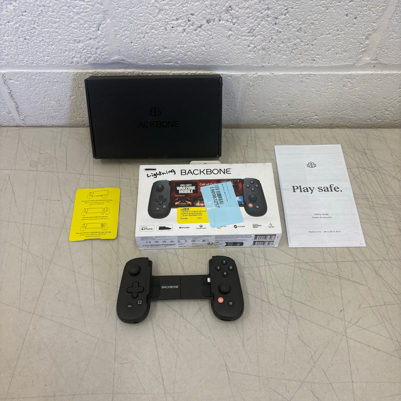Backbone One Lightning Mobile Gaming Controller for iPhone 5-14 Series, Black