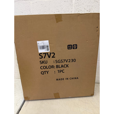 Cumbor 29.7-40.6" Baby Gate, Pressure Mounted, Auto-Close, 30"H,  Black