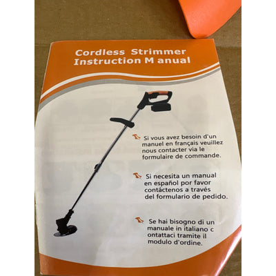 Layuni Cordless Lithium Electric Lawn Mower, Weed Wacker, Edger, 21 V 4.0 Ah