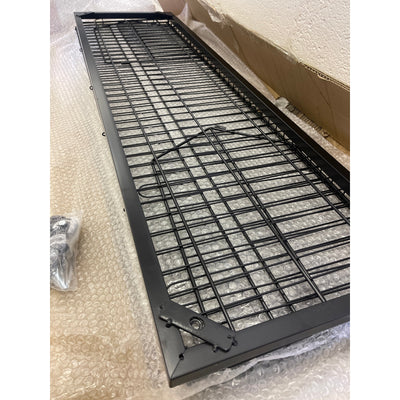 Yuwoune Retail Candy Display Rack, 5 Tier Black Metal Display with Wheels 48" x 54"