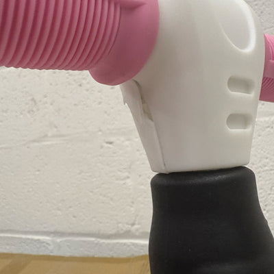 Sejoy Kids Kick Scooter 3-Wheel Light Up Foldable, Adjustable Seat - Pink