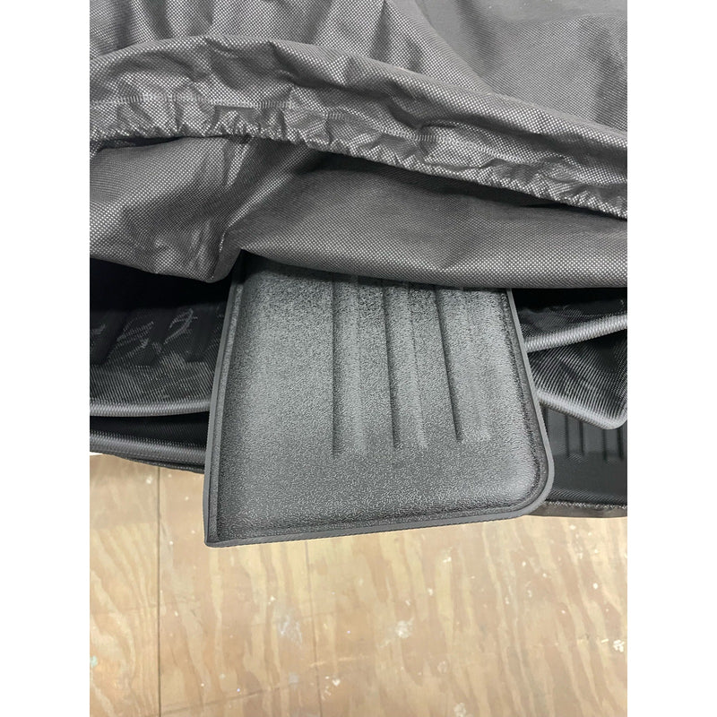 WENNEBIRD All Weather Floor Mats 21-24 Tesla Model X 6 Seater, Anti-Slip 4pc Set