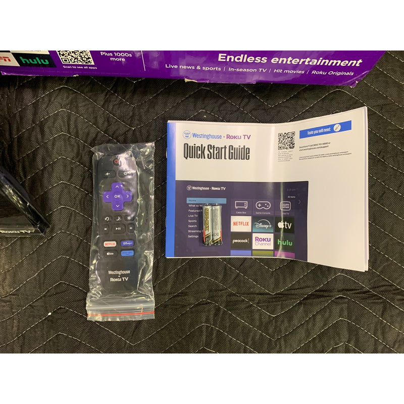 Westinghouse Roku TV 32 Inch Edgeless High Defintion Smart Television Black