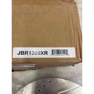 SET-OF-2 Power Stop Brake Rotors, Front Wheel, Drilled And Slotted, JBR1300XR