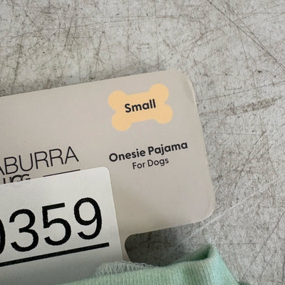 Koolaburra by UGG Pet 1-Piece Pajama Dog Shirt- 12-13" Collar, Aqua Swirl, Small