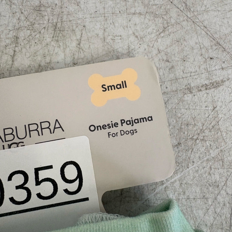 Koolaburra by UGG Pet 1-Piece Pajama Dog Shirt- 12-13" Collar, Aqua Swirl, Small