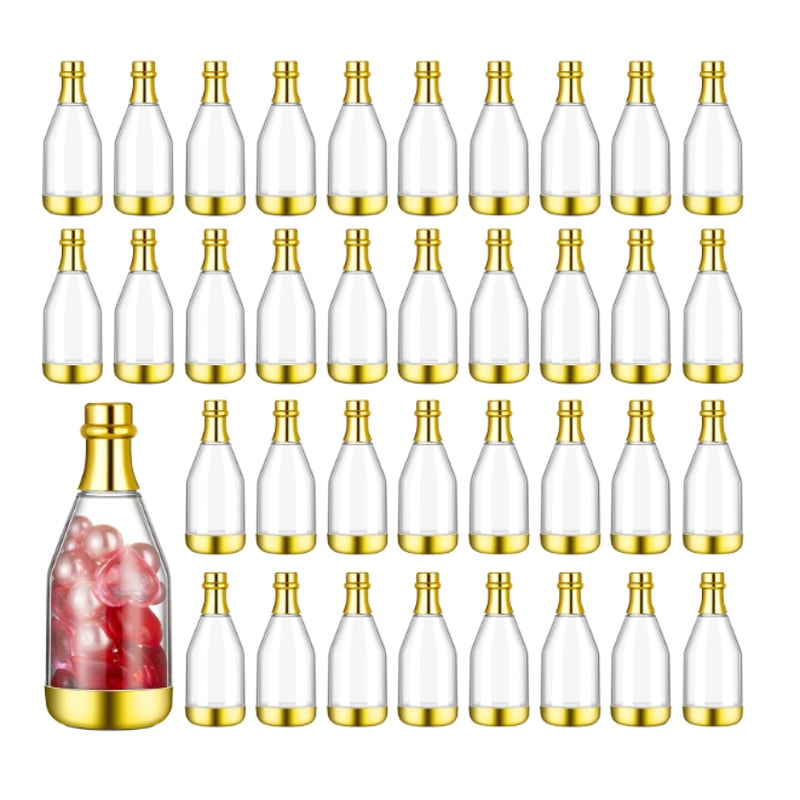 Cunhill 54 Pieces Champagne Candy Bottles Bridal Shower Favors Mini Baby Bottle
