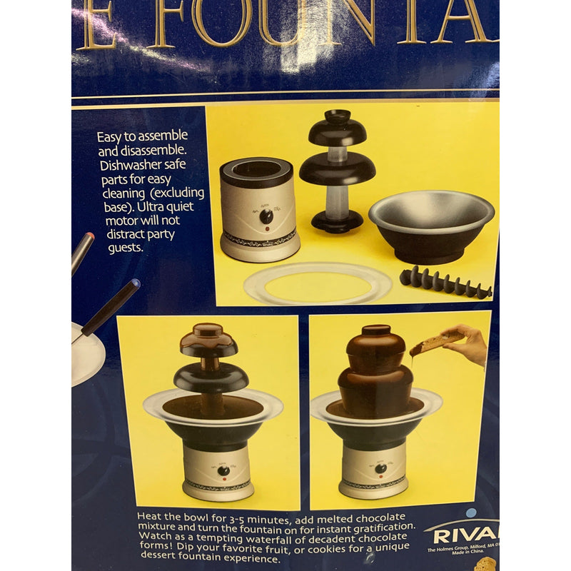 Rival 3-Tier Chocolate Fountain The Ultimate Chocolate Experience CFF5-CHP