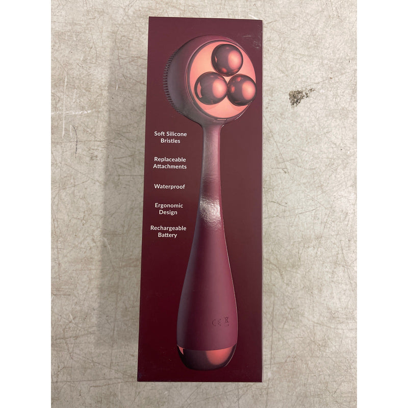PMD Clean Body - Smart Body Cleansing Device Silicone Brush & 3 Attachments Red
