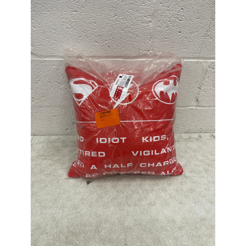 Northwest DC Warner Bros. The Flash Role Call Printed Pillow 18 x 18 Inches