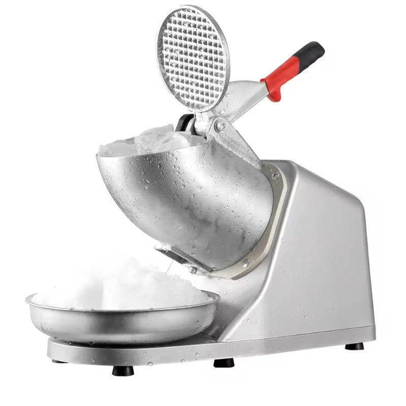 VIVOHOME Electric Dual Blades Ice Shaver, Snow Cone Machine, Metal. Silver