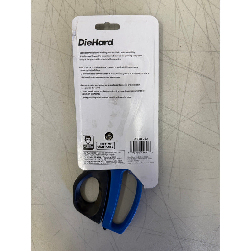 DieHard 10" Shop Shears: Heavy-Duty, Long-Lasting, Comfortable, Stainless Steel