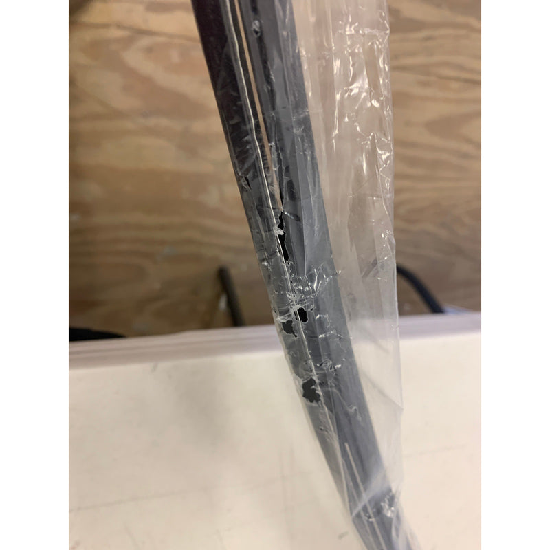 (18 Units) 5/16Dx7/16Wx48"L Black Plastic Uneven Leg Angle Moulding w Adhesive