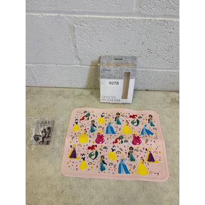 Simple Modern Disney Princess Silicone Placemat Babies Toddlers Kids Non-Slip