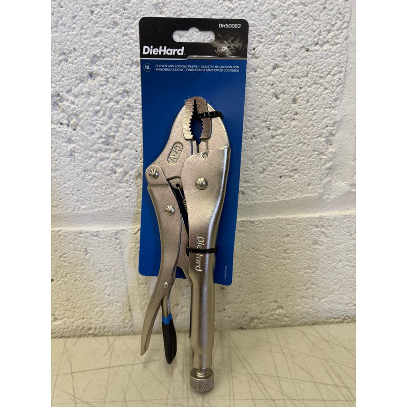 DieHard Curved Jaw Locking Pliers 10", Chrome Vanadium Steel