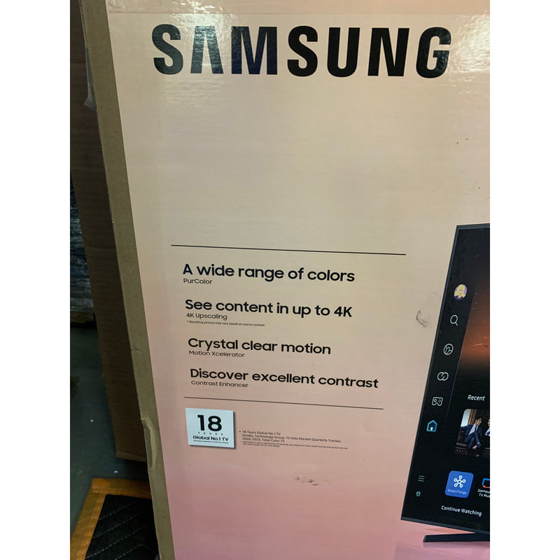 Samsung Smart LED TV 43" Class 4K 2160p Streaming Television UN43DU7200D