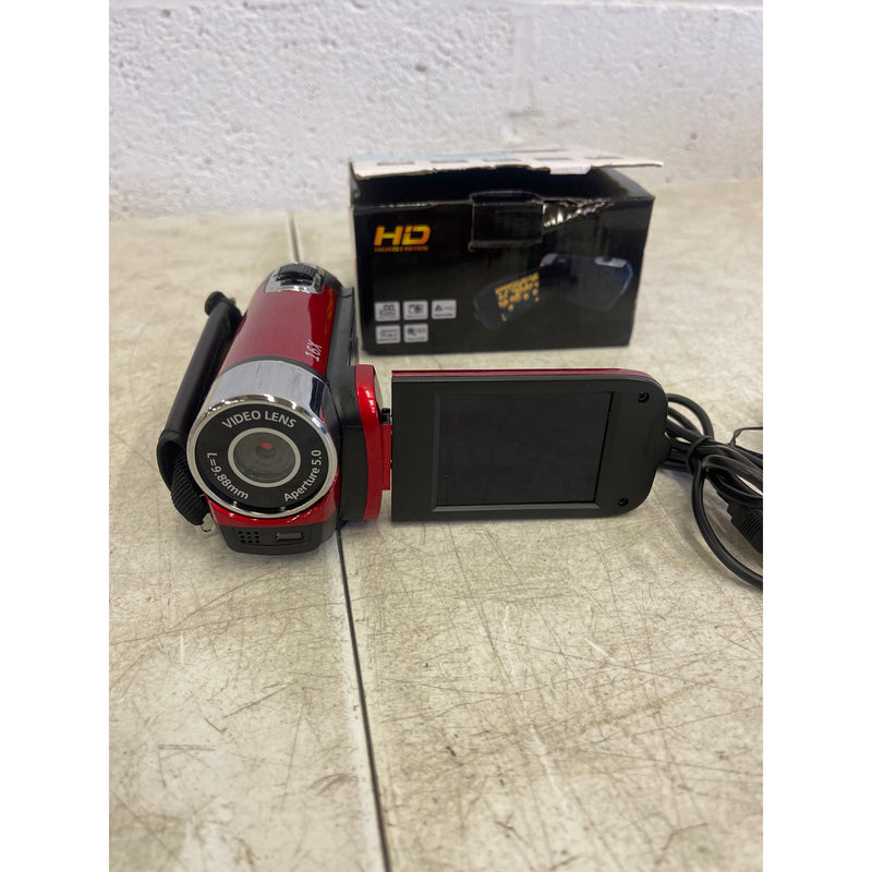iNOVA HD Digital Camcorder 2.7in Camera Recorder 270° Rotation 16X Zoom - RED