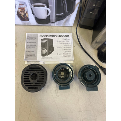 Hamilton Beach FlexBrew Advanced 5-in-1 Coffee Maker, Pods or Ground, or Pot