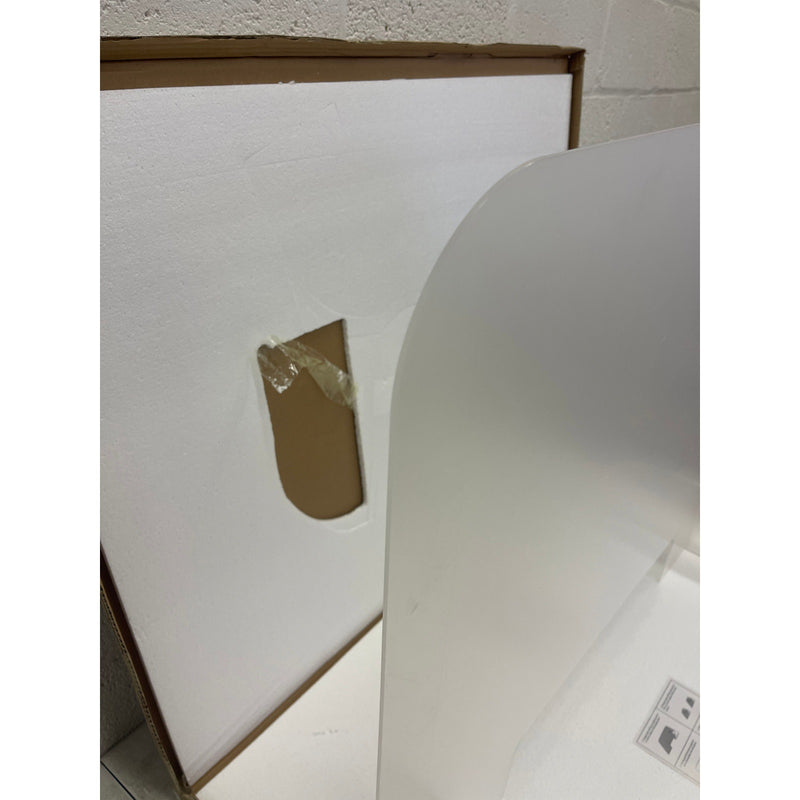 4-PACK Plexiglass Protective Shield Sneeze Guard 39" x 31" x 1/8" 12" Stand Base