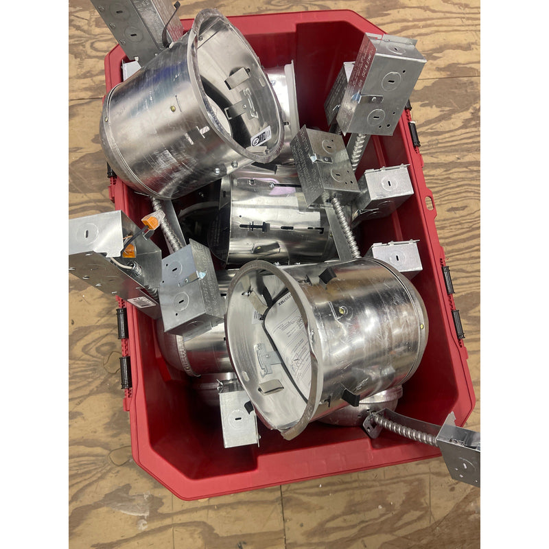 Lote de 10 carcasas de aluminio para iluminación empotrada HALO H7 de 6 pulgadas para techo